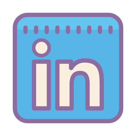 icono linkedin by icons8